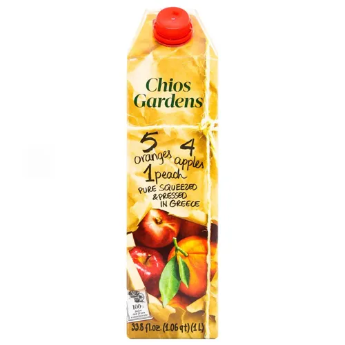 Сік Chios Gardens яблуко-апельсин-персик 1л