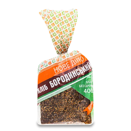 Хліб Бездріжджовий Бородинський, в/ґ, м/у 400г