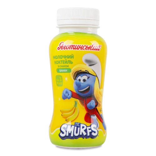 Молочний Коктейль Банан 1.5% пастеризований п/пл, 185г