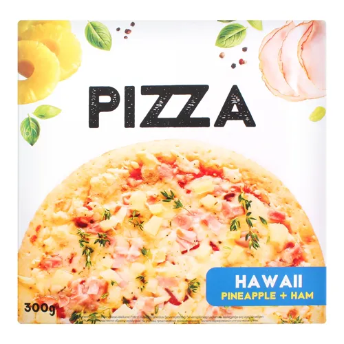 Піца заморожена Pineapple+Ham Hawaii Vici к/у 300г