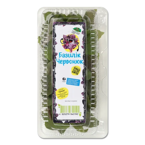 Базилік Червоний, Вищого Ґатунку, П/У 30г