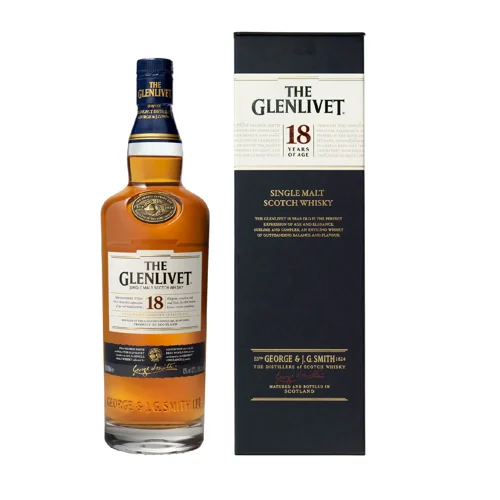 Віскі Glenlivet 18 років 43%,0,7л