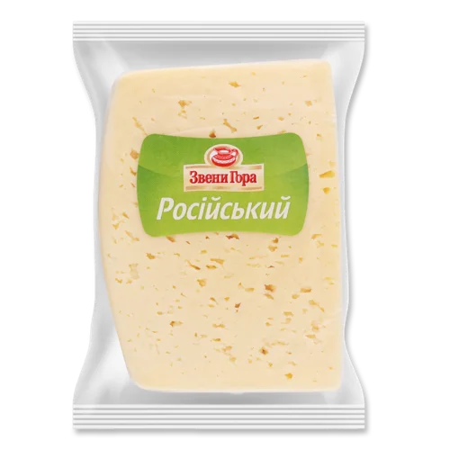 Сир Твердий Російський Звени Гора 50% Жиру, кг