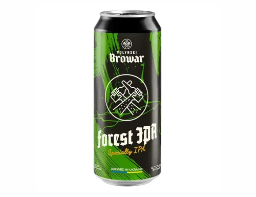 Пиво Volynski Browar Forest Ipa світле нефільтроване 5,7% 0,5л