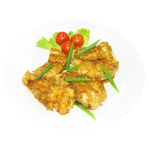 Риба смажена з соусом Теріякі