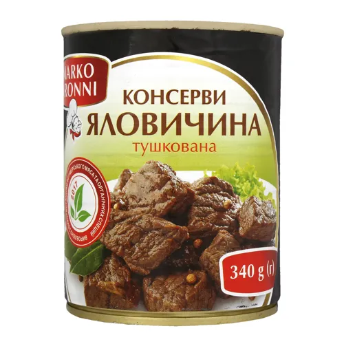 Яловичина тушкована 340г/12шт.