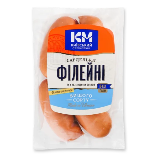 Сардельки Філейні Варені Київський М'ясокомбінат, кг