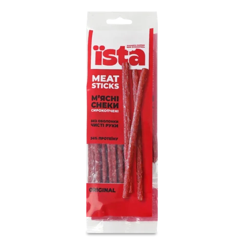 Снеки М'ясні Original Їsta, Напівкопчене, 0.08 кг