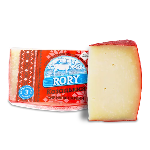 Сир Напівтвердий З Козиного Молока 45% Козацький Rory, кг