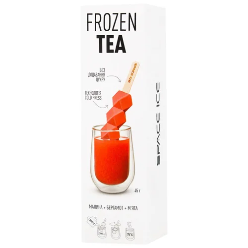 Чай Space Ice Frozen Tea Малина, бергамот та м'ята концентрат 45г