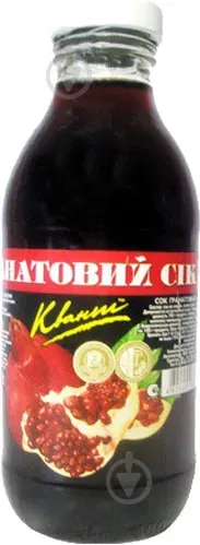 Сік Квант гранатовий з цукром 0,3л