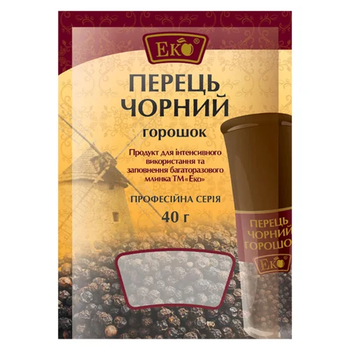 Перец чорний горошок Еко Професійна серія для млинка 40г