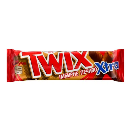 Печиво пісочне Імбирне Xtra Twix м/у 2х37.5г