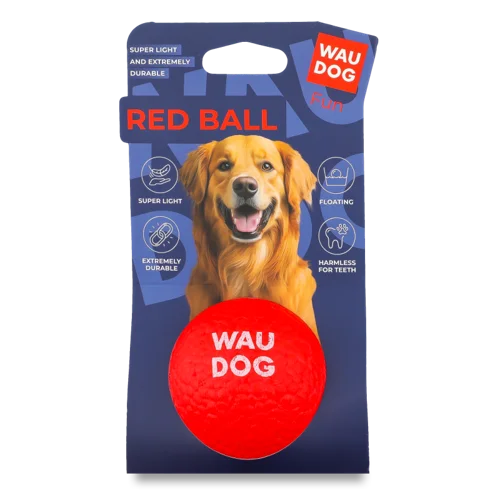 Іграшка Для Собак Fun Red Ball Спінений Термопластичний Поліуретан 7см, В/ґ