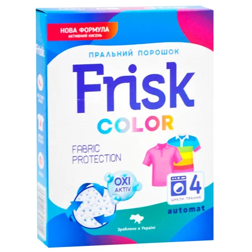 Пральний порошок Frisk Color 400г