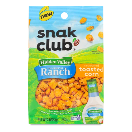 Снеки Snak Club Кукурудзяні З Вершковим Соусом-Ранч, 150г