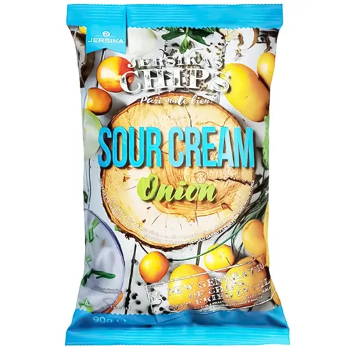 Чіпси Jersika сметана-цибуля 90г