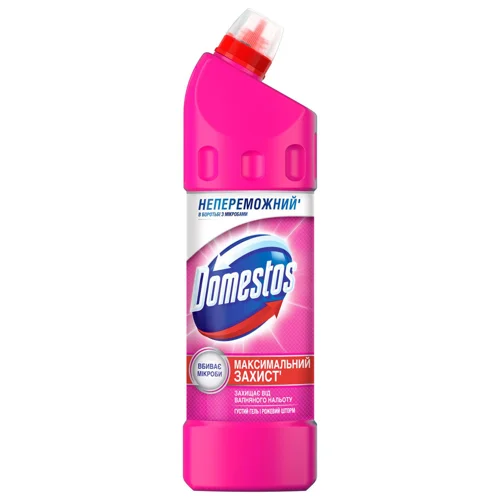 Засіб чистячий Domestos Рожевий шторм для унітазу 1л
