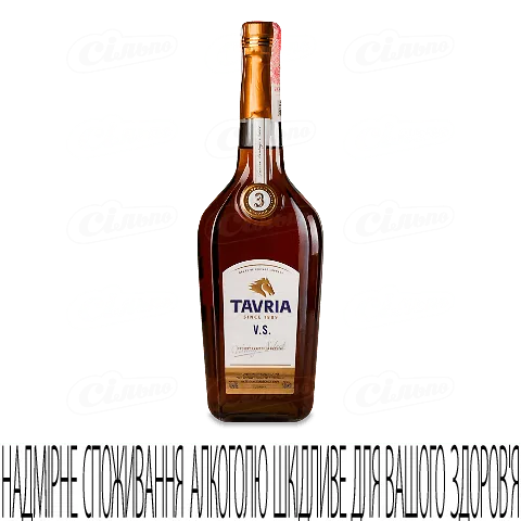 Коньяк 0.5л 40% 3* VS Tavria