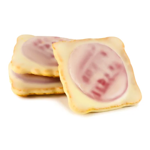 Печиво Здобне В Молочній Глазурі Зі Смаком Чорної Смородини, в/ґ, 1 кг