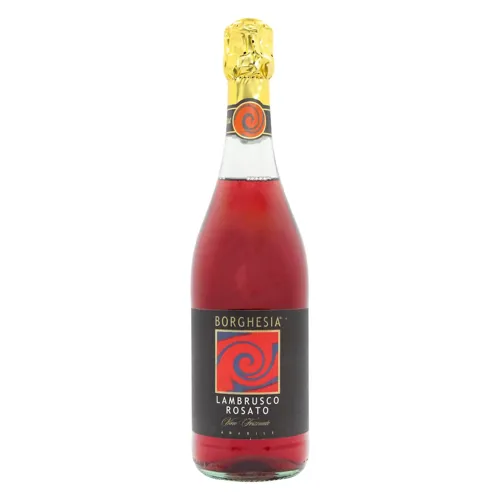Вино ігристе Borghesia Lambrusco dell`Emilia IGT Rosato рожеве напівсолодке 9-13% 0,75л