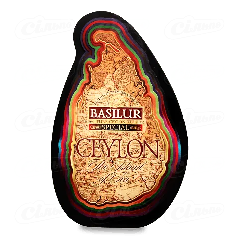 Чай чорний Basilur Map Special цейлонський, 100г