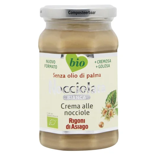 Паста Nocciolata Bianca шоколадно-горіхова органічна 250г