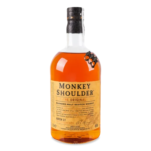 Віскі 1.75л 40% солодове The Original Monkey Shoulder п/пл