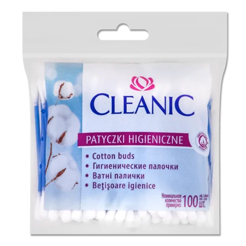 Палички ватні Cleanic №100