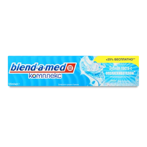 Зубна Паста з Ополіскувачем Освіжаюча Чистота Комплекс Blend-a-Med, к/у, 125мл
