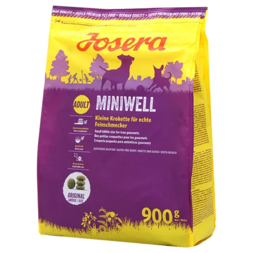 Корм сухий Josera Miniwell з домашньою птицею для собак малих порід 900г
