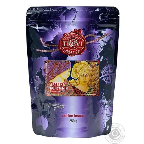 Кава Trevi Колумбія без кофеїну в зернах 250г