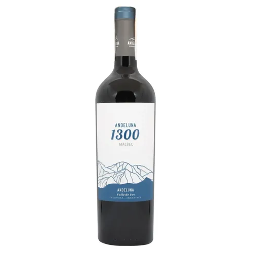 Вино Andeluna 1300 Malbec червоне сухе 14,5% 0,75л