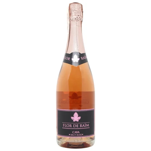 Вино ігристе Flor de Raim Cava рожеве брют 11,5% 0,75л
