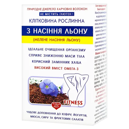 Клітковина Golden Kings of Ukraine рослинна з насіння льону 190г