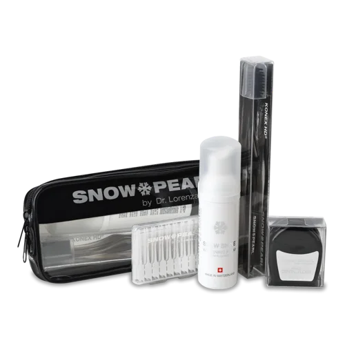 Дорожній Набір Чорний З Відбілюючою Пінкою Show Shine Snow Pearl, 1шт
