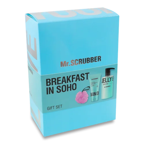 Набір Подарунковий Breakfast in Soho Mr.Scrubber 3шт, в/ґ