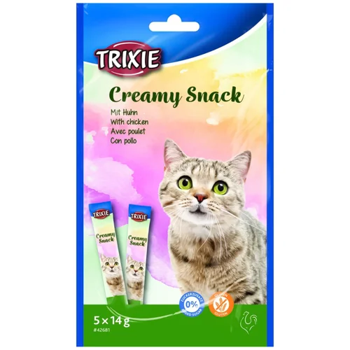 Ласощі для котів Trixie Creamy Snacks з куркою палички 5шт х 14г