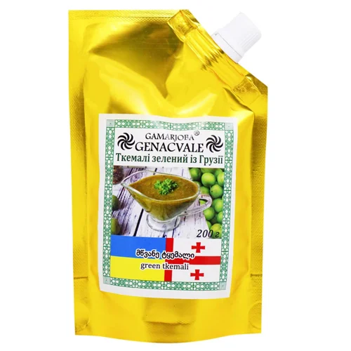 Ткемалі Gamarjoba Genacvale зелений із Грузії 200г
