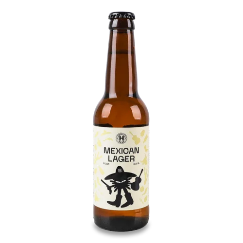 Пиво Світле Фільтроване Непастеризоване Mexican Lager Heming 0.33л 4.5% п/пл