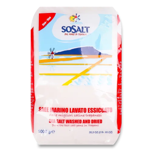 Сіль Морська Дрібного Помолу, Сировина, 1кг