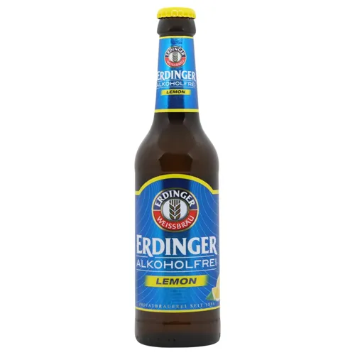 Пиво Erdinger Lеmon світле безалкогольне з лимоном 0,33л
