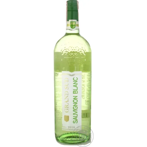 Вино Grand Sud Sauvignon Blanc біле сухе 12% 1л