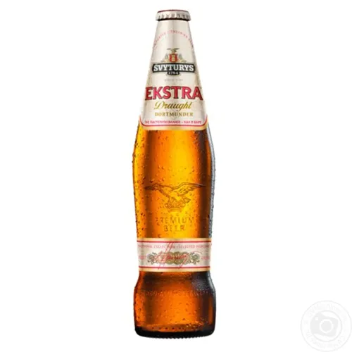 Пиво Екстра Драфт світле Svyturys, 0,5л