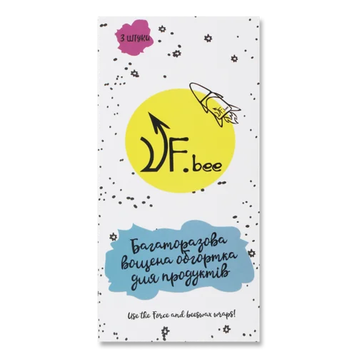 Обгортка Вощена Багаторазова Для Продуктів Uf.Bee 3шт