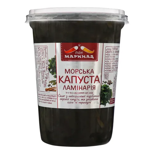 Капуста морська Ламінарія Пан маринад 300г