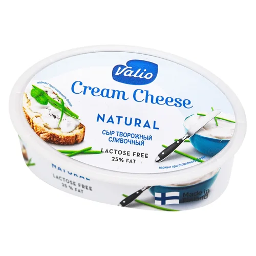 Крем-сир Valio Natural безлактозний 180г