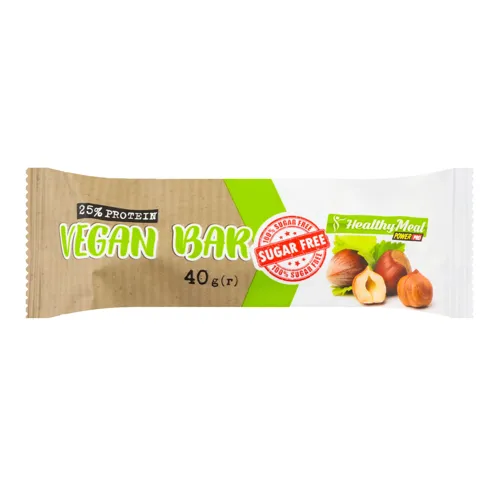 Батончик протеїновий з горіхами, сухофруктами та злаками Vegan Healthy Meal м/у 40г