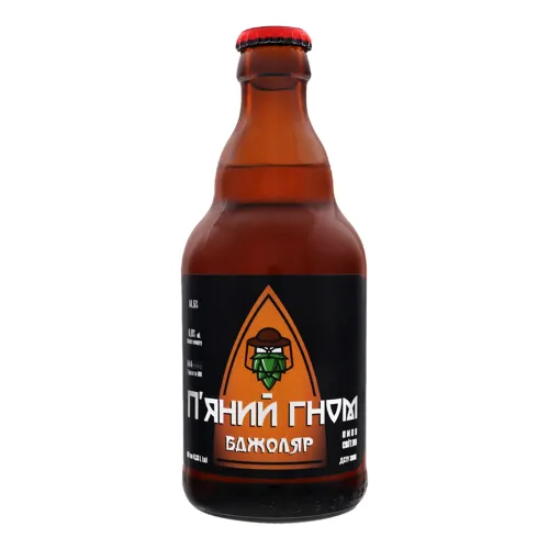 Пиво П’яний гном Бджоляр світле 6% 0,33л