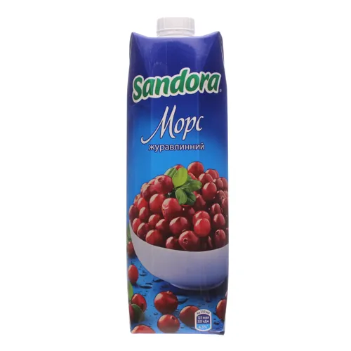 Морс журавлинний неосвітлений Sandora т/п 0.95л
